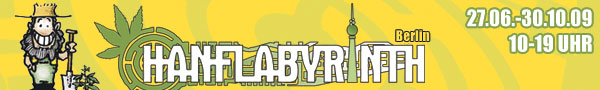 Logo des Hanflabyrinthes in Berlin